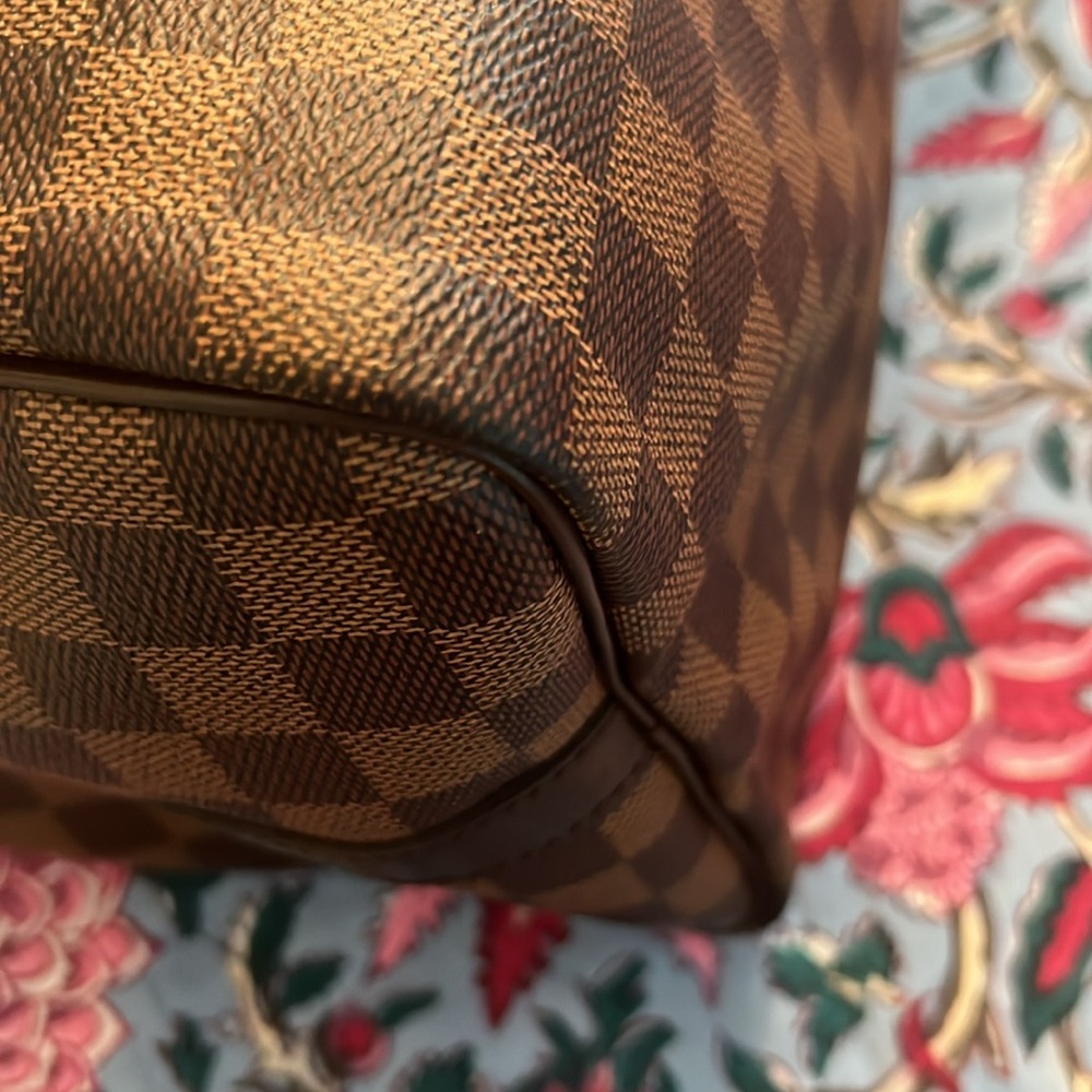 Loui Vuitton 30 Damier Ebene Speedy Bandolier. - Picture 4 of 16